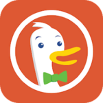 Logo of DuckDuckGo Privacy Browser android Application 