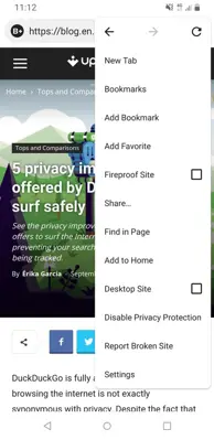 DuckDuckGo Privacy Browser android App screenshot 3